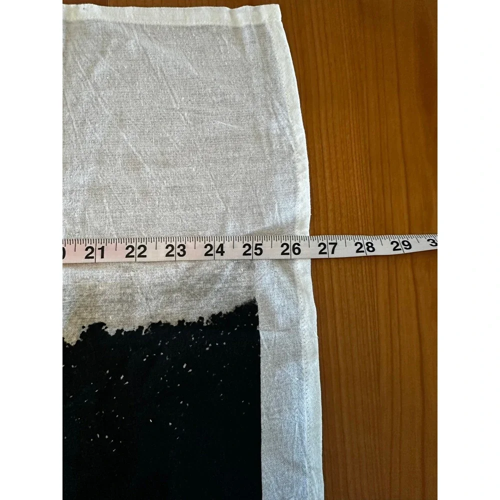 Tower of London Souvenir Tea Towel Black White Cotton London England RN 87951